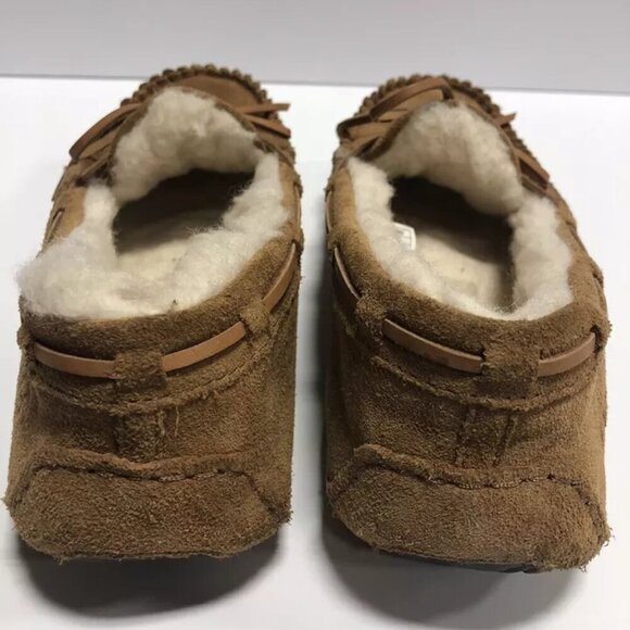 UGG Men’s Olsen, Brown Moccasin Slippers, Size 7M main image 5